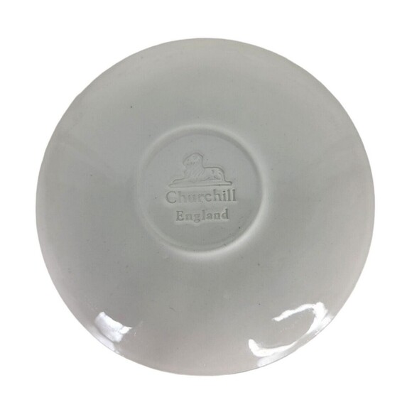 Vintage 1940s Blue Willow Churchill of England Saucer Plate - Picture 4 of 6